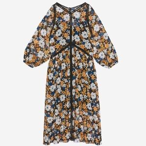 Sandro Reyes Floral Dress
